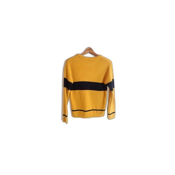 Harry Potter Hogwarts Hufflepuff Quidditch Lambwool Crew Neck Sweater XL - Picture 6 of 14